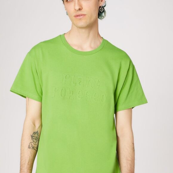 Dangerfield Plant Embossed Cotton Tee - Picture 1 of 6